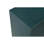 Meuble TV et buffet à 4 portes Bleu marine / Blanc antique, compatible avec un téléviseur jusqu'à 65 po