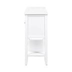 Buffet Blanc | 4 Tiroirs + 2 Armoires | Pour 1