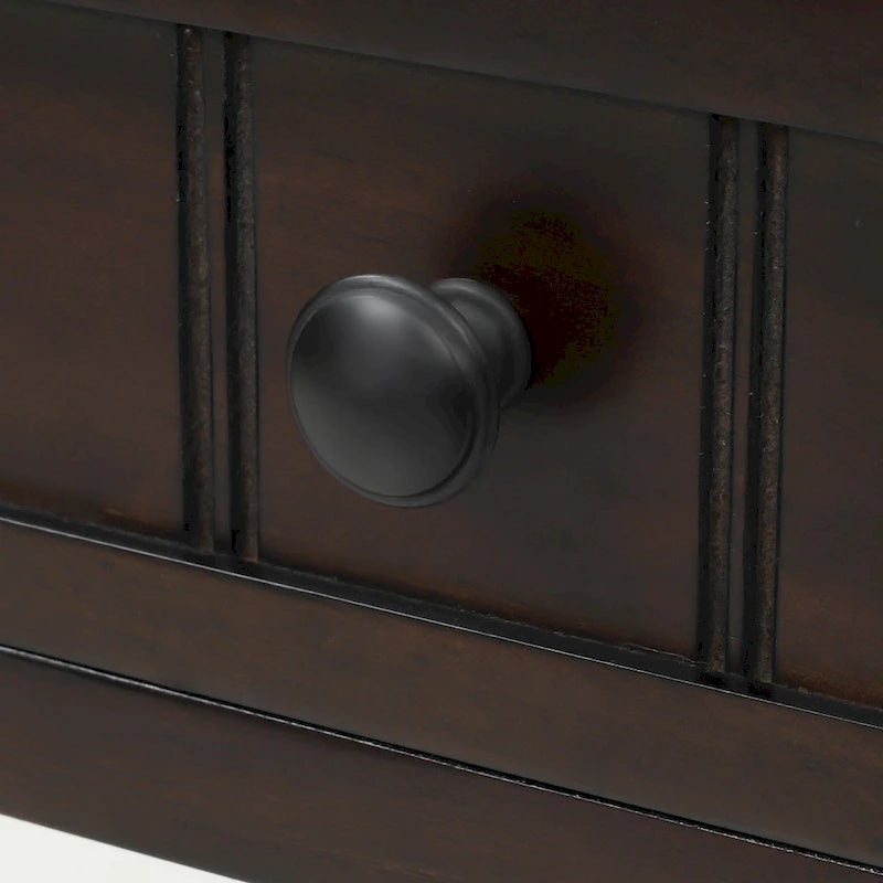 Console à 3 tiroirs multicolore avec étagère inférieure