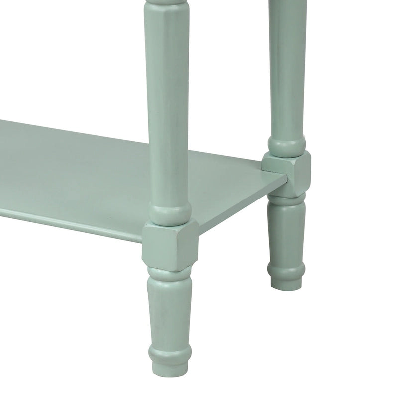 Console à 3 tiroirs multicolore avec étagère inférieure