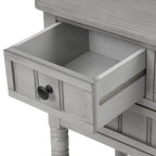 Console à 3 tiroirs multicolore avec étagère inférieure