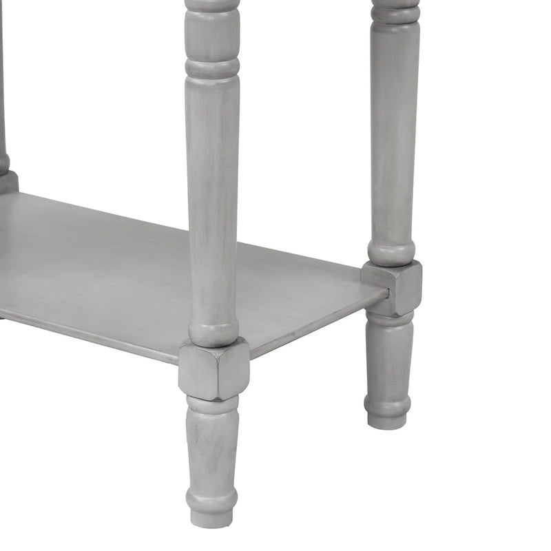 Console à 3 tiroirs multicolore avec étagère inférieure