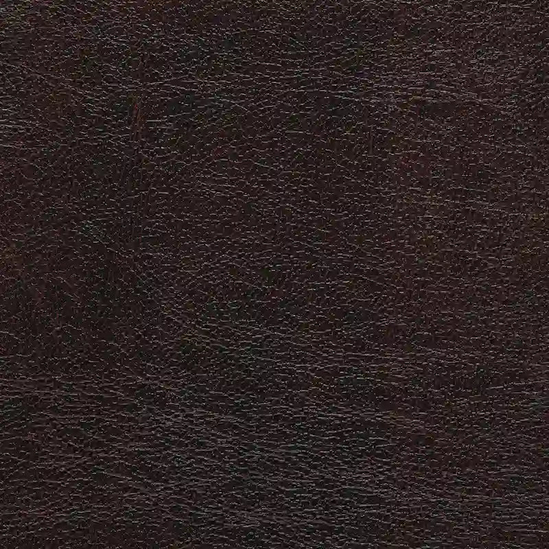 Chaise de bureau mi-hauteur en similicuir noir / chocolat / anthracite, unitaire