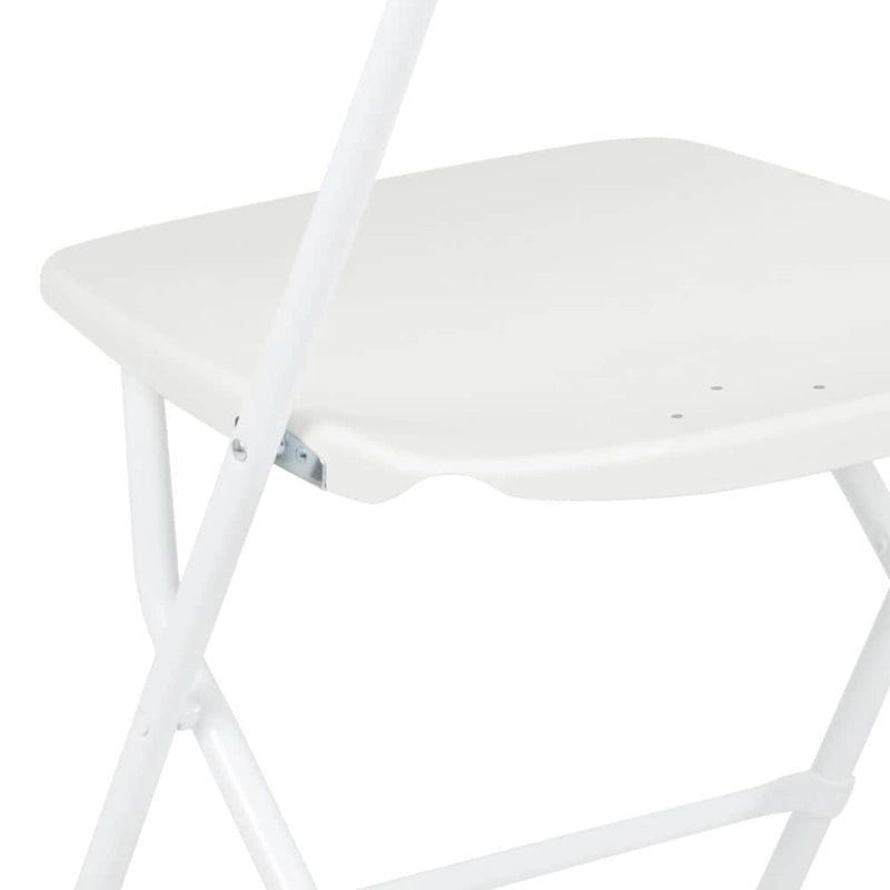 Chaise pliante en plastique, lot de 2 – Bleu/Gris/Rouge/Blanc/Noir/Beige/Marron, capacité de 295 kg