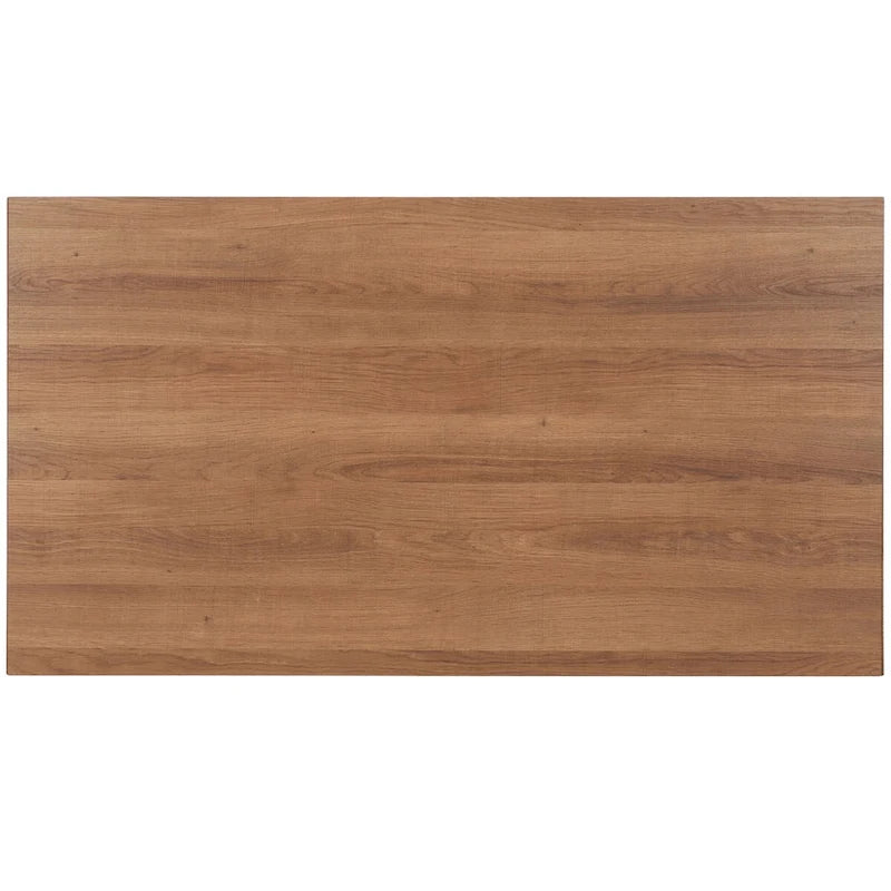 Table basse cascade à bord naturel marron, 109 cm L x 61 cm P x 43 cm H