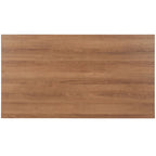 Table basse cascade à bord naturel marron, 109 cm L x 61 cm P x 43 cm H
