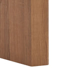 Table basse cascade à bord naturel marron, 109 cm L x 61 cm P x 43 cm H