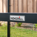 Chariot de préparation et de service pour barbecue extérieur en acier inoxydable – 2 étagères, pour 1 personne