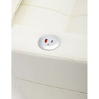 Fauteuil-lit convertible 3-en-1 Vert / Blanc / Gris foncé / Orange, 2 personnes