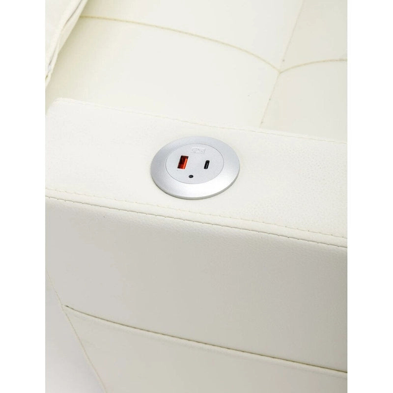 Fauteuil-lit convertible 3-en-1 Vert / Blanc / Gris foncé / Orange, 2 personnes