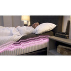Ensemble matelas et sommier réglable séparé gris Flex Top – Pour 2 personnes